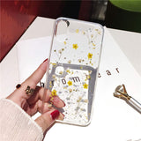Capa de Silicone Flores para iPhone