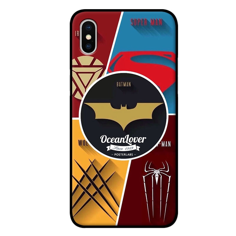 Capa Super Heróis para  iPhone X