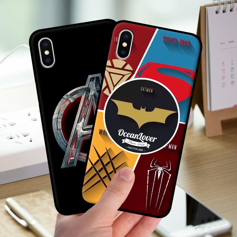 Capa Super Heróis para  iPhone X